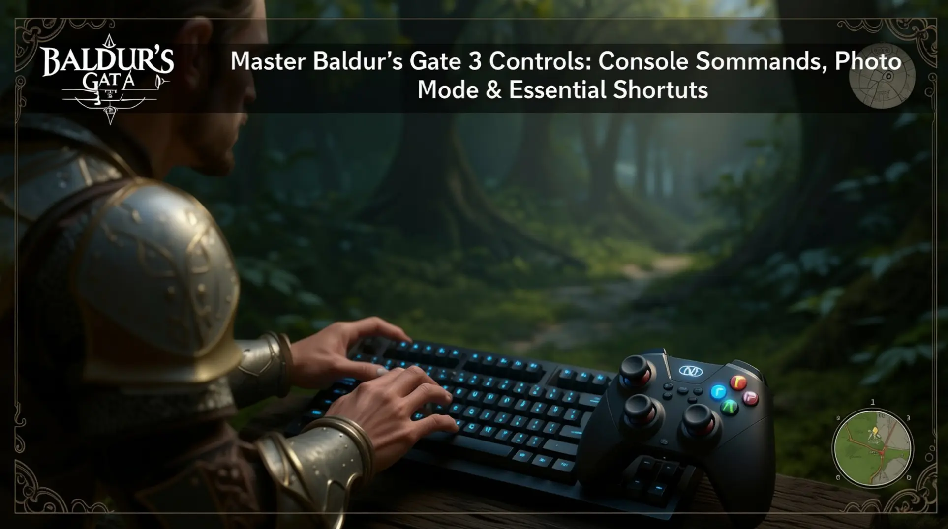 Master Baldur's Gate 3 Controls: Console Commands, Photo Mode & Essential Shortcuts