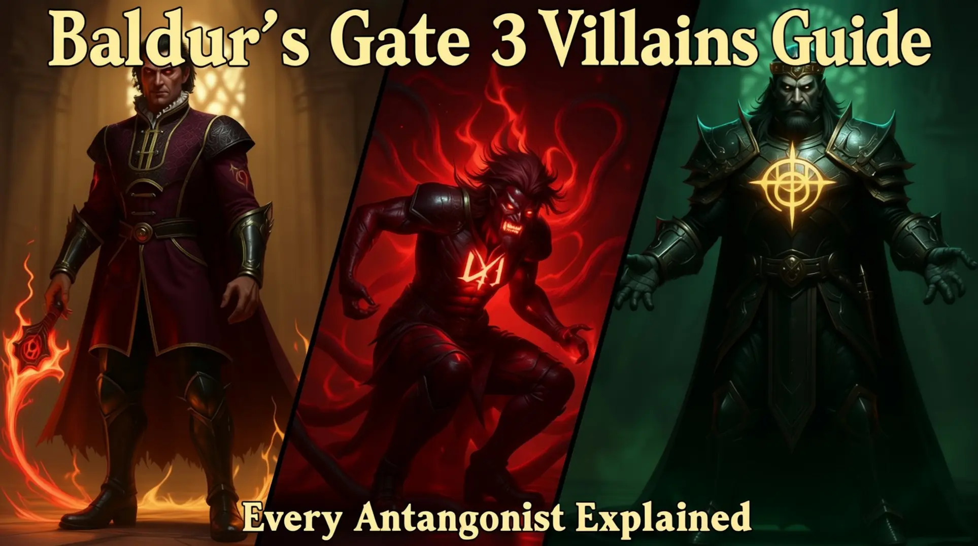 Baldur's Gate 3 Villains Guide: Every Antagonist Explained