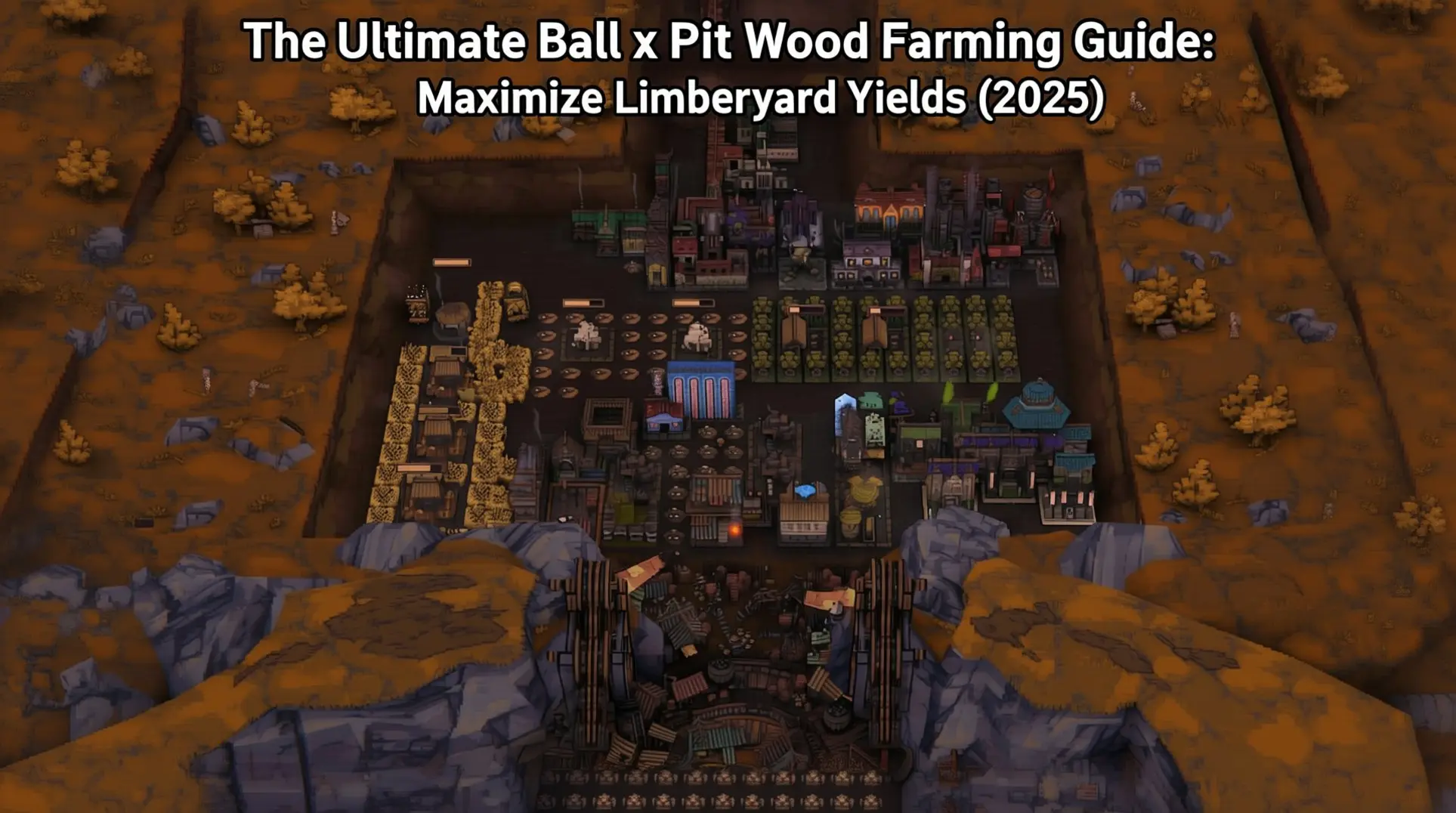Master Wood Farming in Ball x Pit: U-Shaped Layout Guide