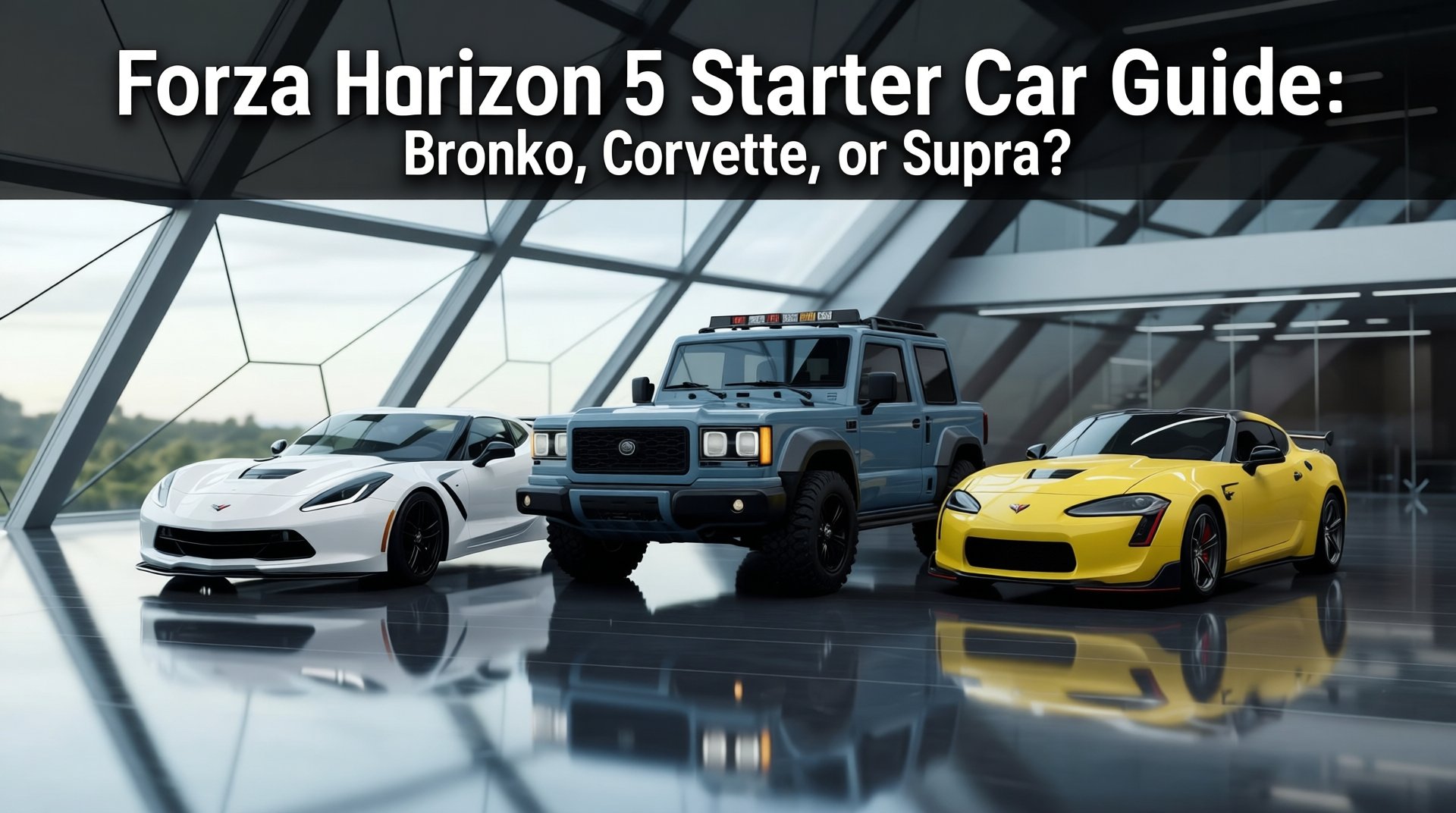 Forza Horizon 5 Starter Car Guide: Bronco, Corvette, or Supra?