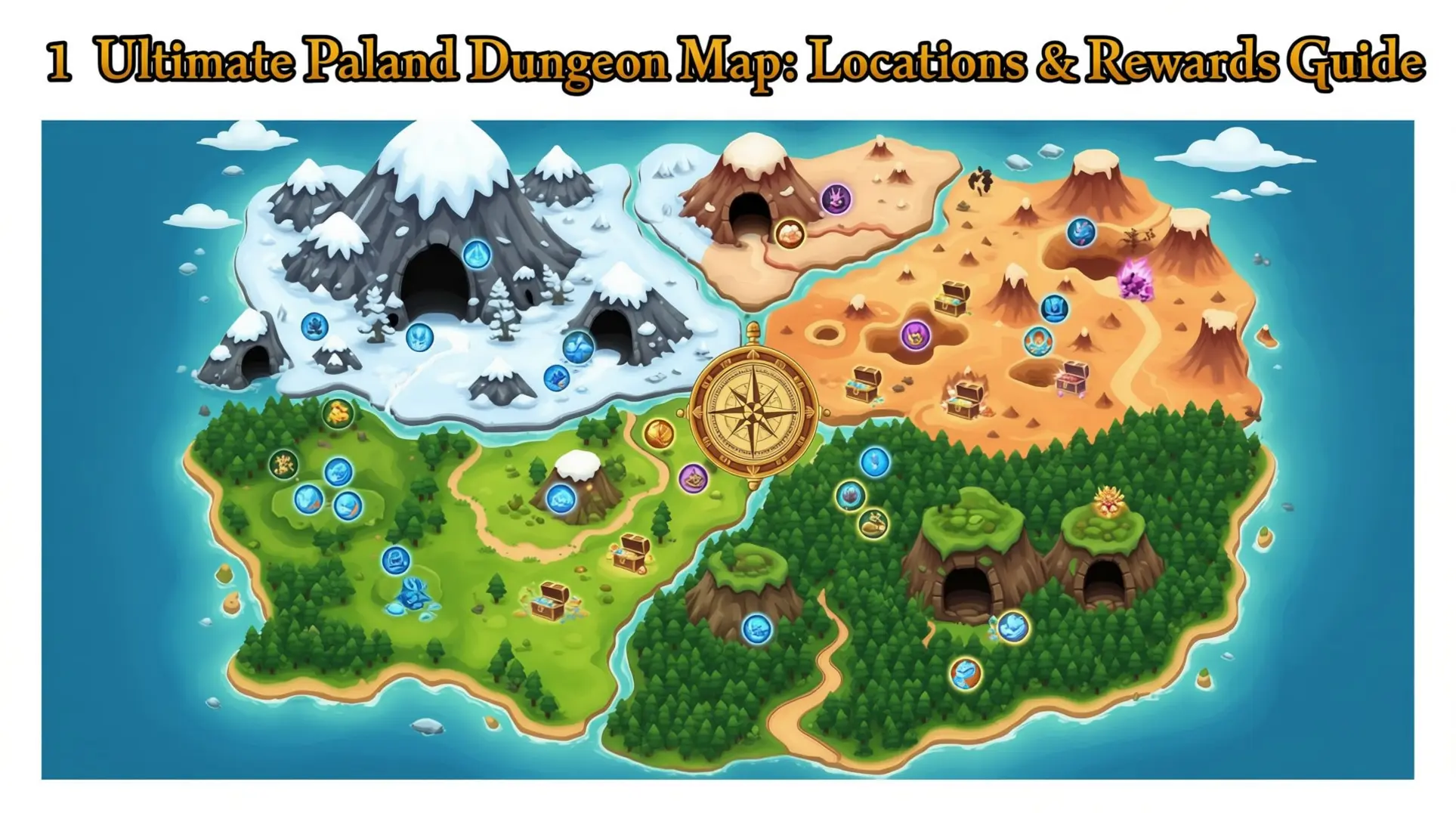 Palworld Dungeon Map: Complete Locations & Rewards Guide