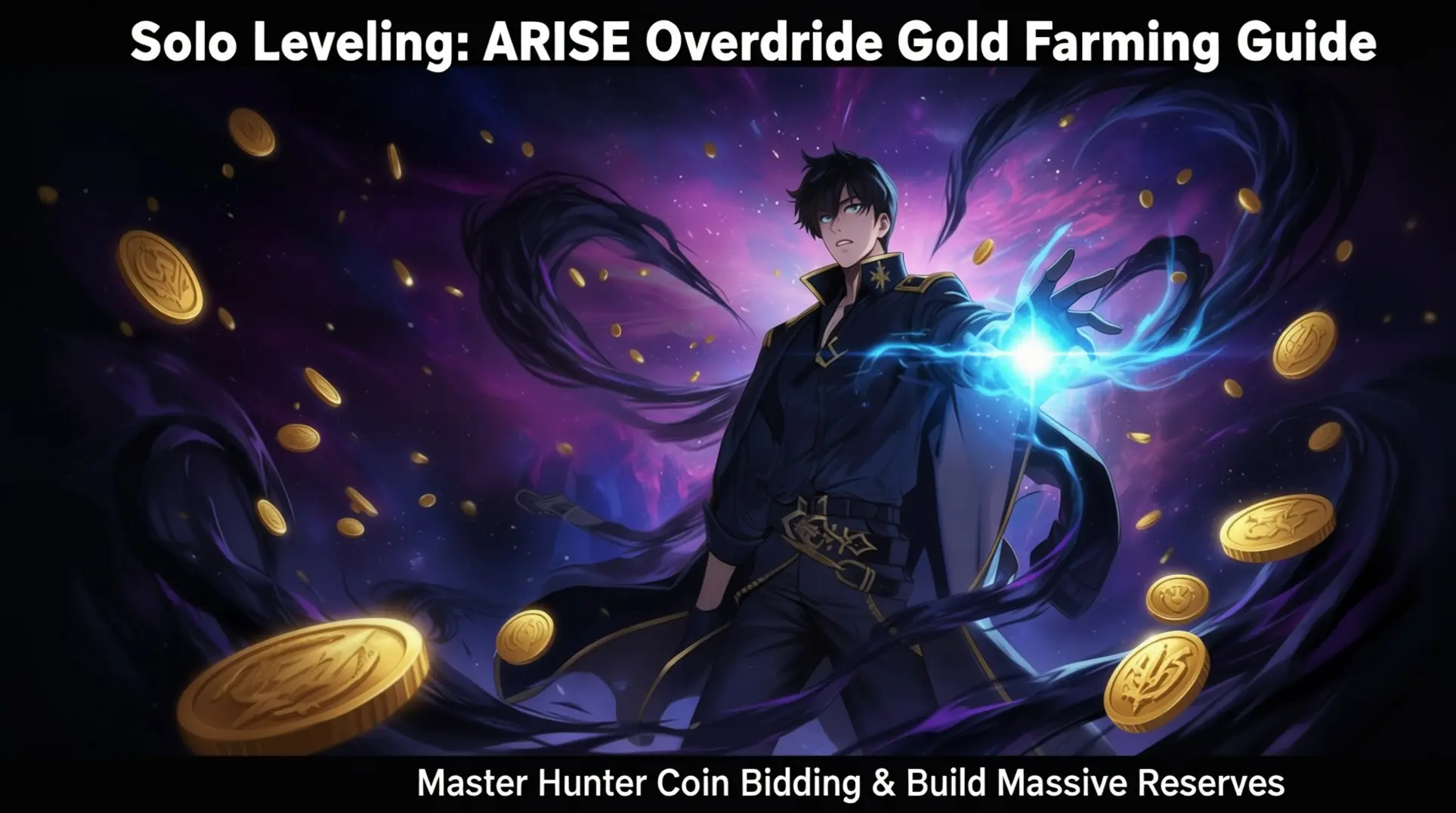 Solo Leveling: ARISE Overdrive Gold Farming Guide - Master Hunter Coin Bidding & Build Massive Reserves