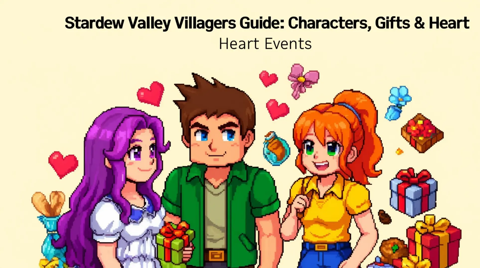 Stardew Valley Villagers Guide: Characters, Gifts & Heart Events